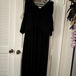 Elegant Black Women's Maxi Dress